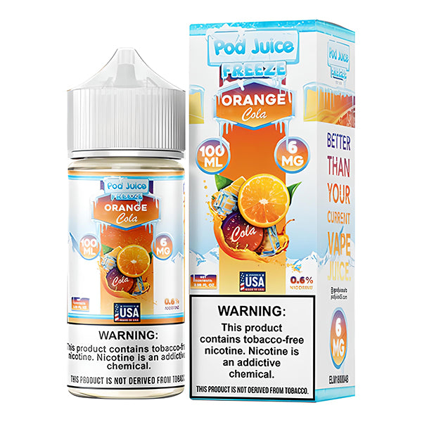 Orange Cola Freeze by Pod Juice TFN Series 100mL 6mg packaging