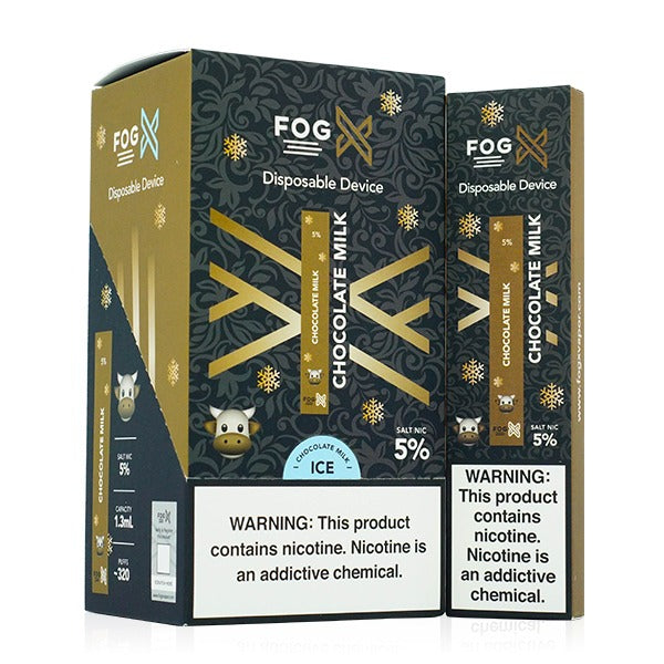 Fog X Disposable E-Cigs (Individual) Chocolate Milk packaging