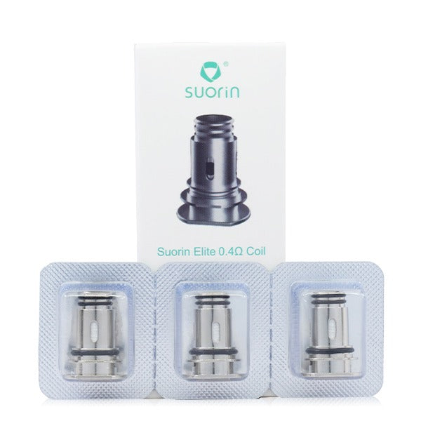 Suorin Elite Coils 0.4ohm (3-Pack) with packaging