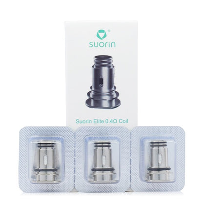 Suorin Elite Coils 0.4ohm (3-Pack) with packaging