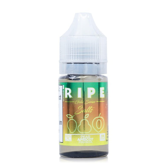 Gold Series Pear Apricot Papaya by Vape 100 Ripe Salt Series 30mL Bottle