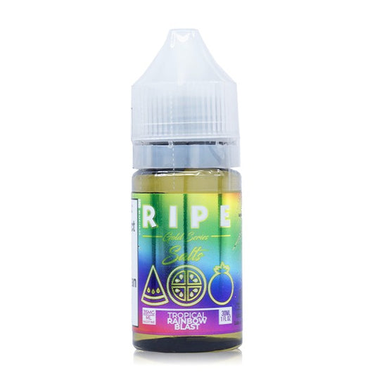 Gold Series Tropical Rainbow Blast by Vape 100 Ripe Salt Series 30mL Bottle