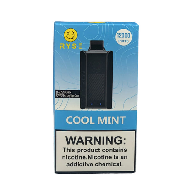 Ryse Disposable cool mint packaging
