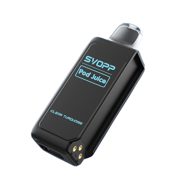 SVOPP Pod Juice Disposable 13mL 50mg 30000 Puff clear turquoise