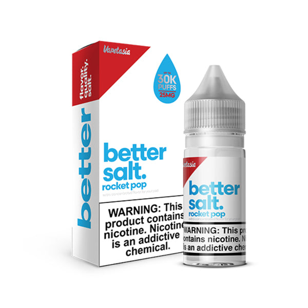 Better Salt Rocket Pop | Vapetasia Salts | 30mL with packaging