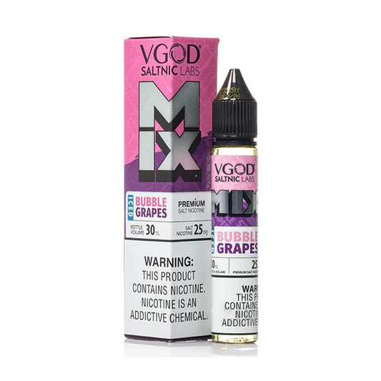 Iced Bubble Grapes | VGOD Salt | 30mL with packaging