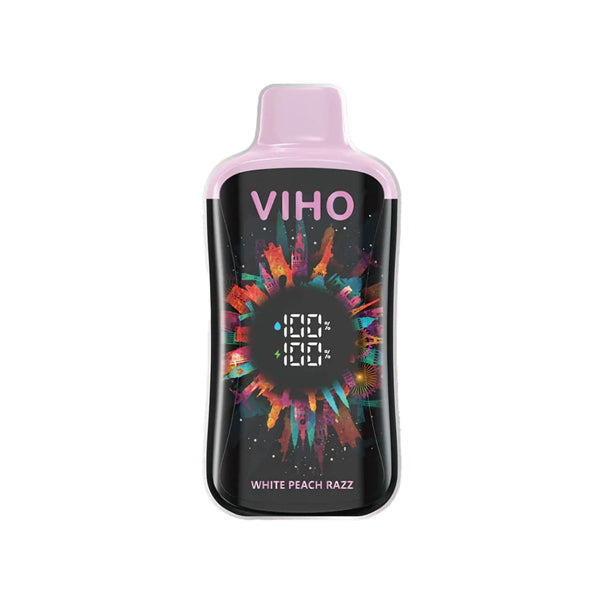 Viho Super Charge Pro Disposable 21mL 50mg 20000 Puffs white peach razz