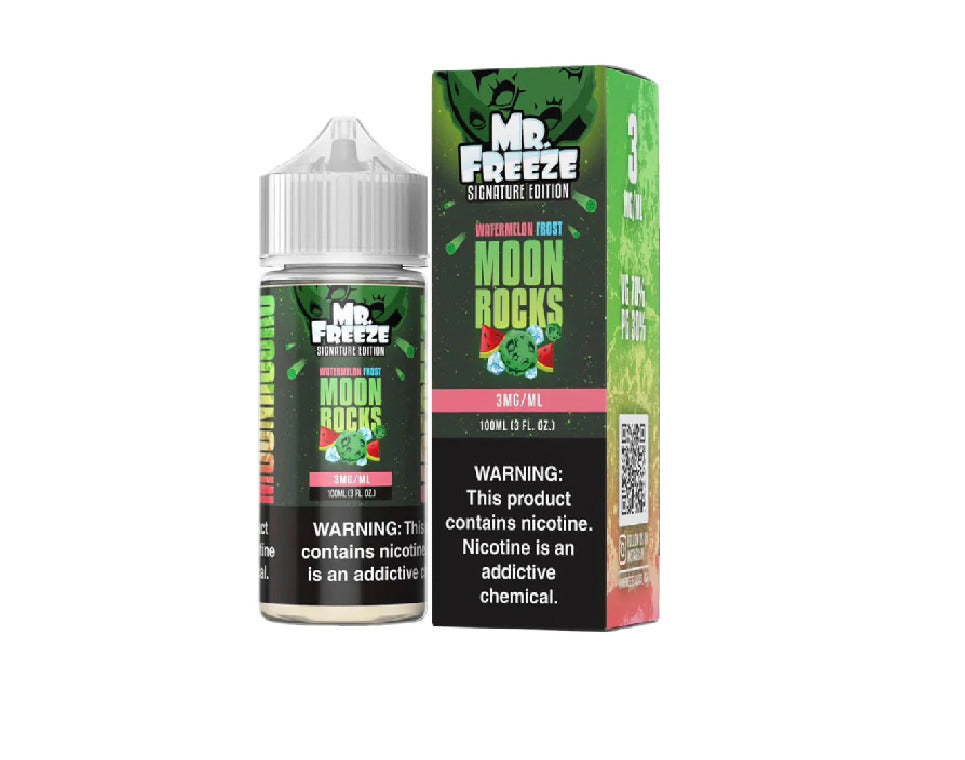 Watermelon Frost MoonRocks by Mr. Freeze Tobacco-Free Nicotine Series 100mL with Packaging