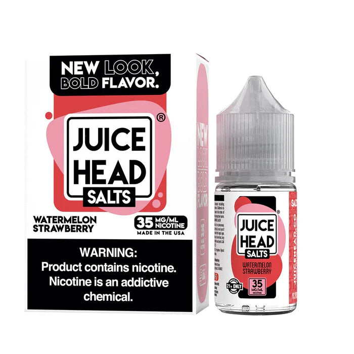 Watermelon Strawberry | Juice Head Salt | 30mL with Packaging