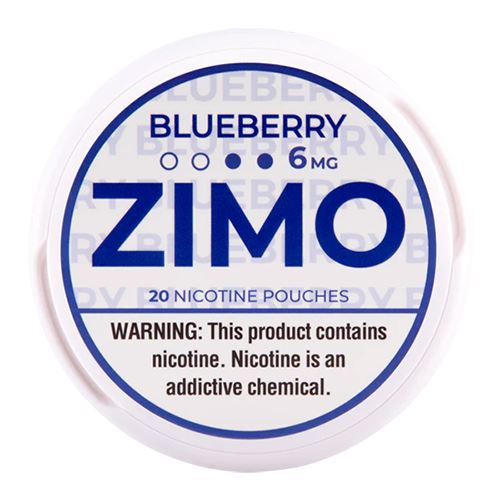 Zimo Nicotine Pouches (20ct Can)(5-Can Pack) - Blueberry 6mg