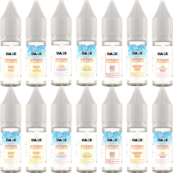 7Daze Reds Salt Series E-Liquid 15mL (Salt Nic) Group Photo