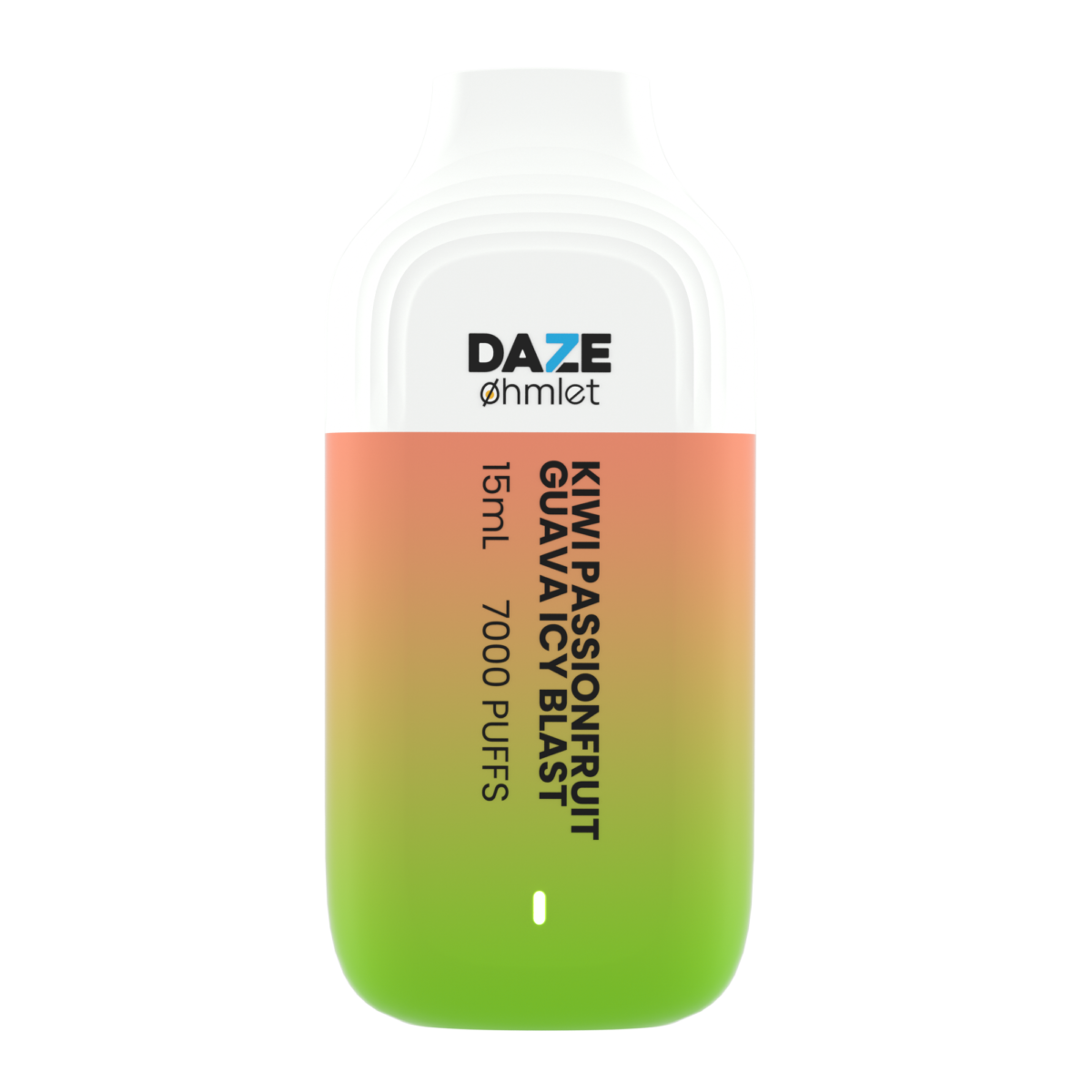 Daze OHMLET Disposable | 7000 Puffs | 15mL Kiwi Passionfruit Guava Icy Blast