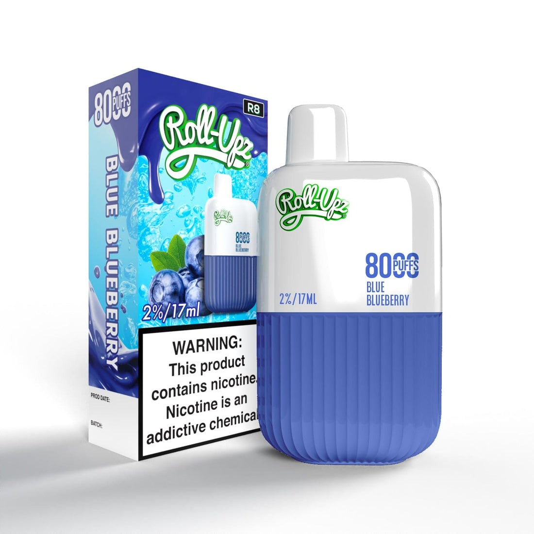 Juice Roll-Upz Disposable | 8000 puffs | 15mL Blue Blueberry