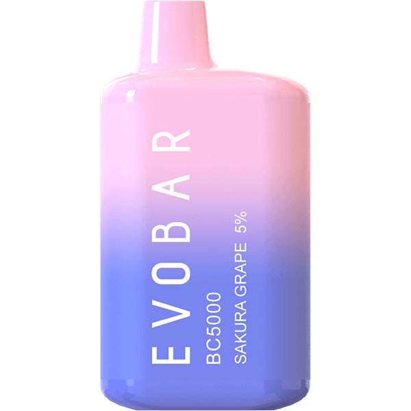 Evo Bar Disposable ET/BC5000 | 5000 Puff | 13mL | 5% Sakura Grape