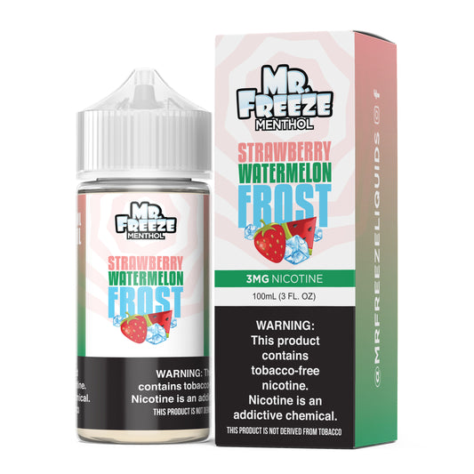 Strawberry Watermelon Frost by Mr. Freeze Tobacco-Free Nicotine Series 100mL with Packaging