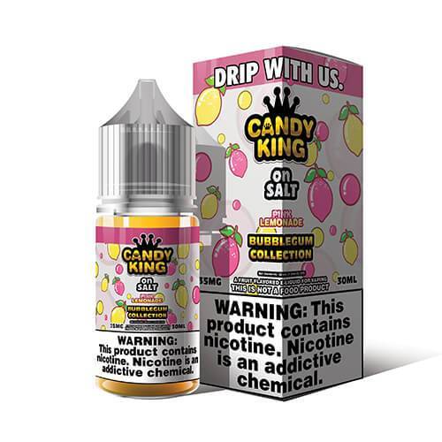 Pink Lemonade Bubblegum by Candy King on Salt Series 30mL with Packaging