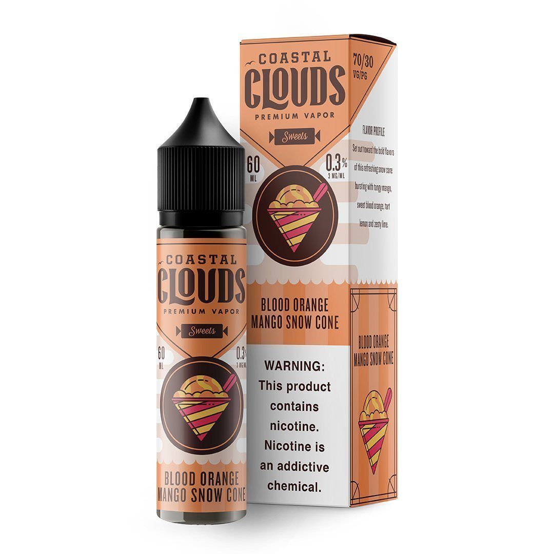 Blood Orange Mango by Coastal Clouds 60ml with packaging