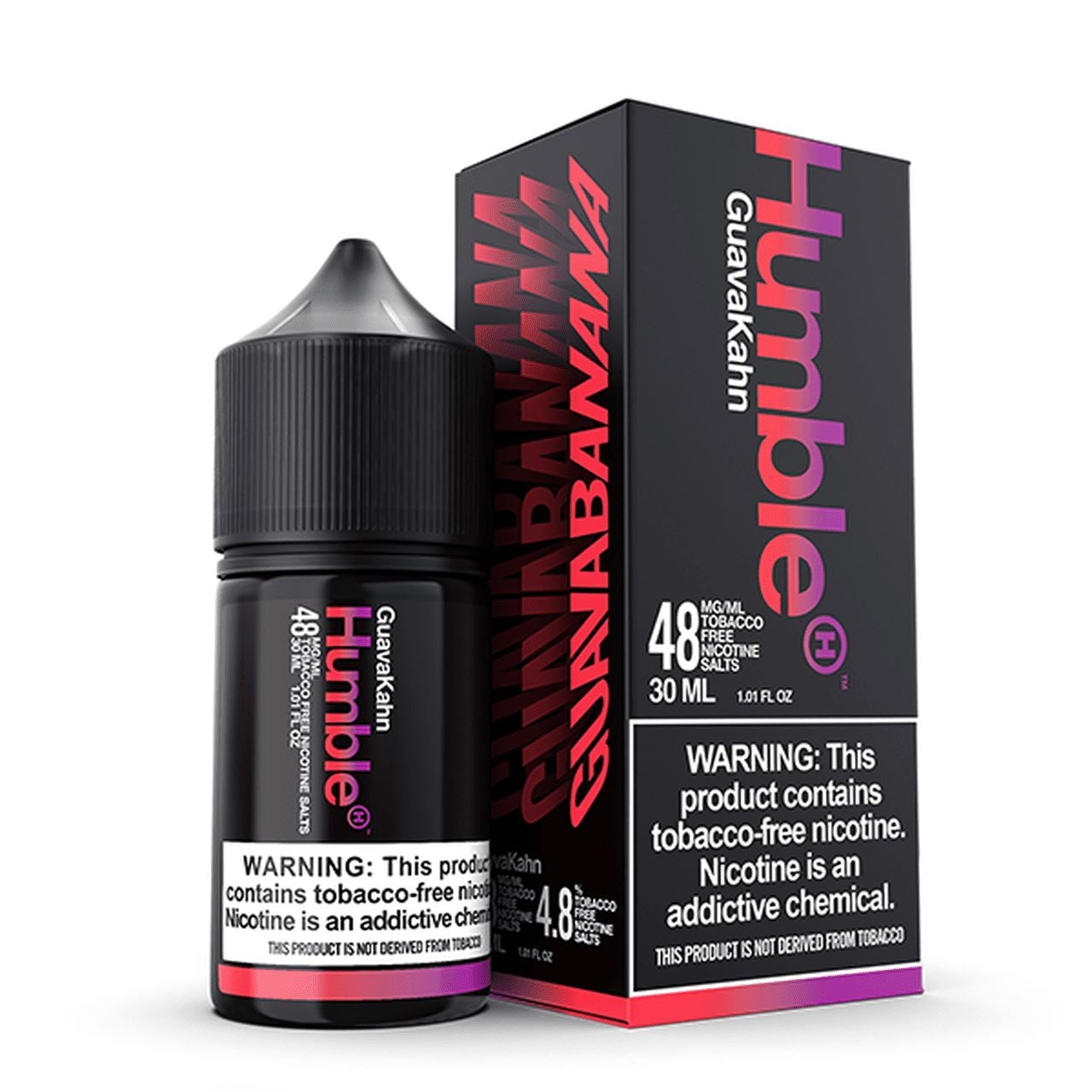 Guava Kahn Tobacco-Free Nicotine By Humble Salts 30ml with Packaging