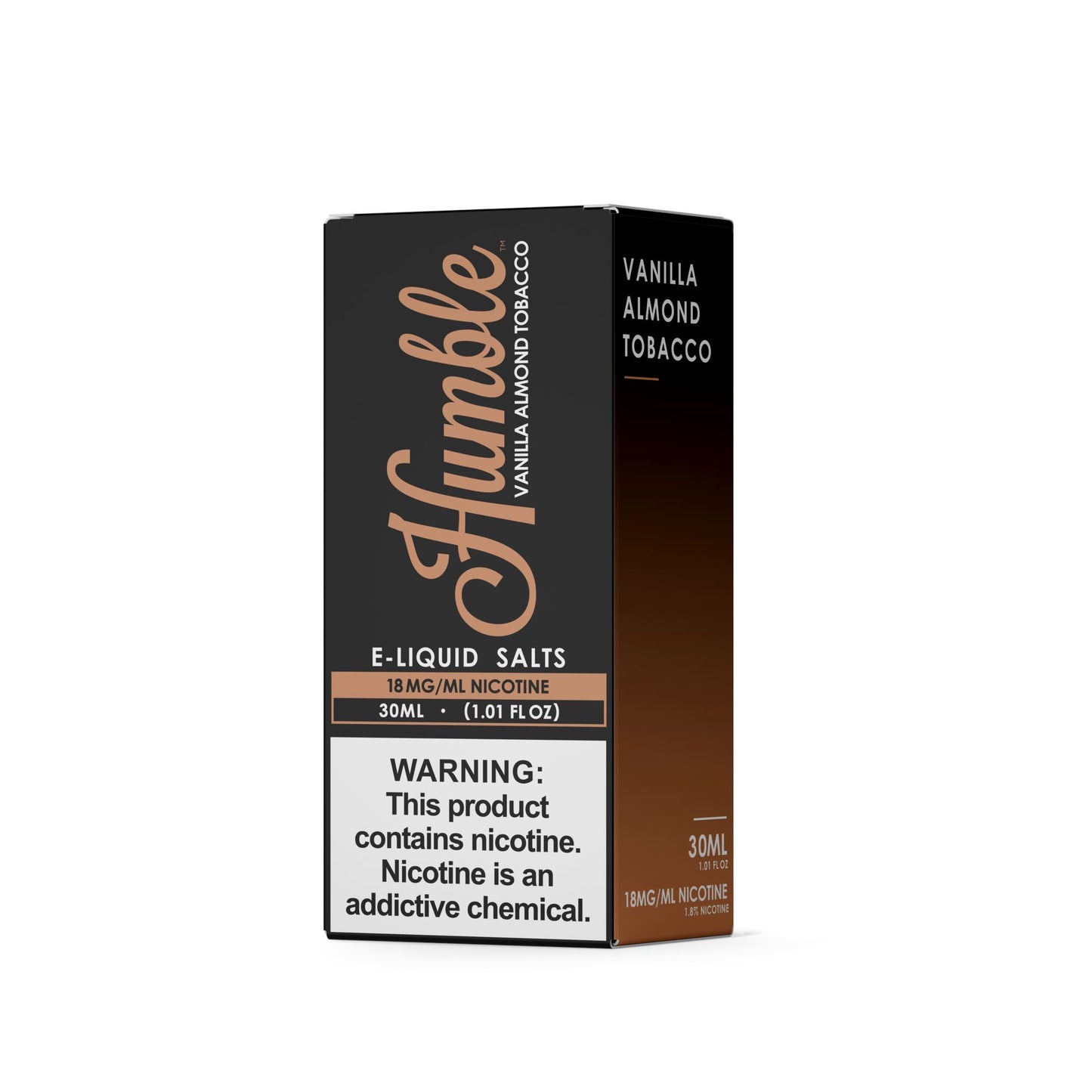 Vanilla Almond Tobacco by Humble Salts 30ml packaging only