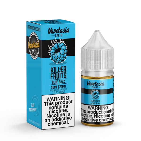 Killer Fruits Blue Razz by Vapetasia Salts Series 30mL with Packaging