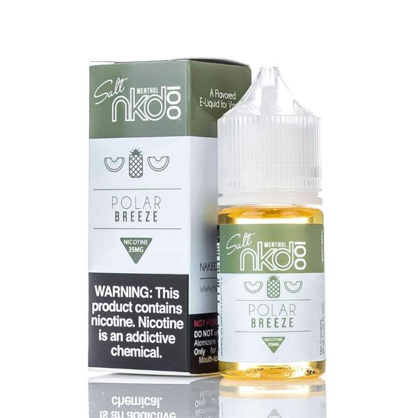 Melon (Polar Breeze) by Naked Tobacco-Free Nicotine Salt Series 30mL with Packaging