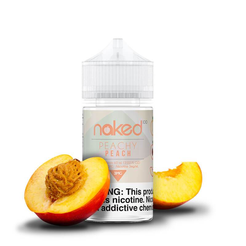 Peach (Peachy Peach) by Naked 100 Series 60ml Bottle with background