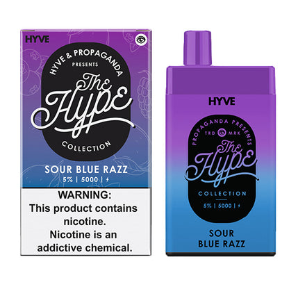 Hype Disposable | 5000 Puffs | 12mL | 5% Sour Blue Razz