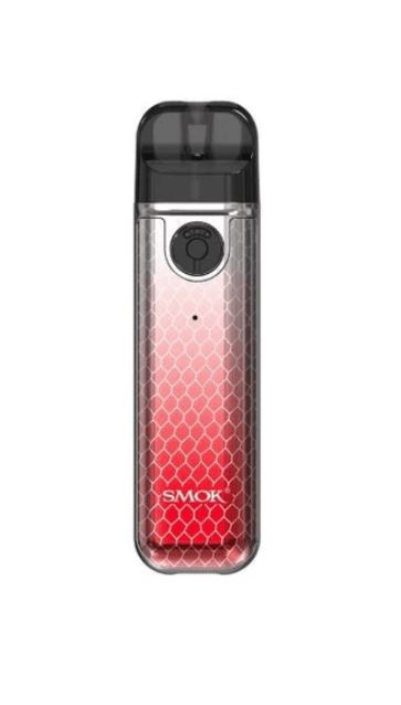 SMOK Novo 4 Mini Kit | 900mAh Silver Red Cobra