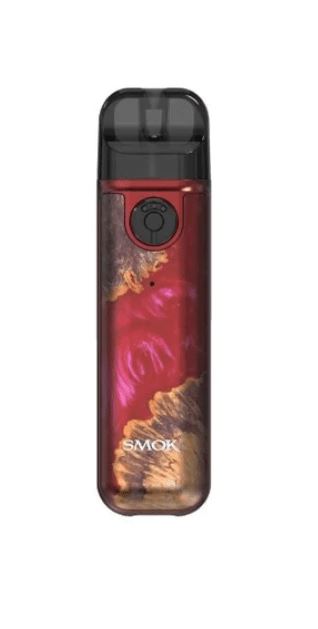 SMOK Novo 4 Mini Kit | 900mAh Red Stabilizing Wood	