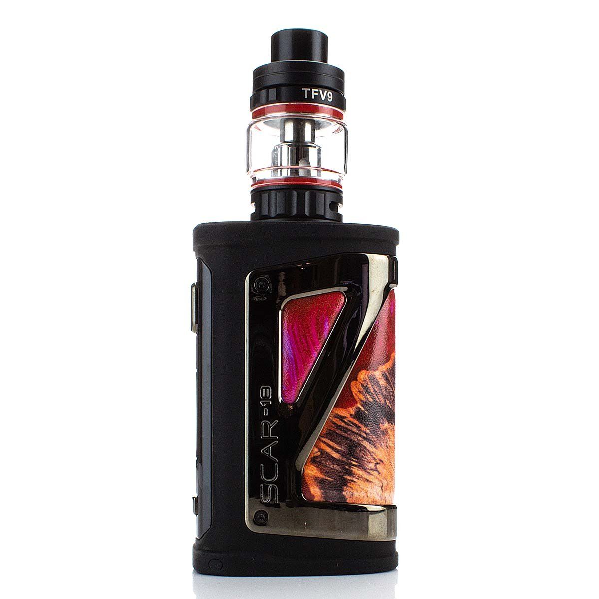 SMOK Scar 18 Starter Kit 230w | 10th Anniversary | Final Sale Red Stab Wood