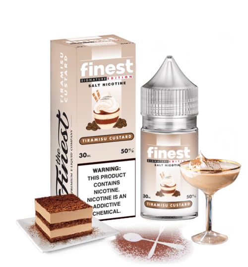 Tiramisu Custard by Finest SaltNic Series 30mL with Packaging