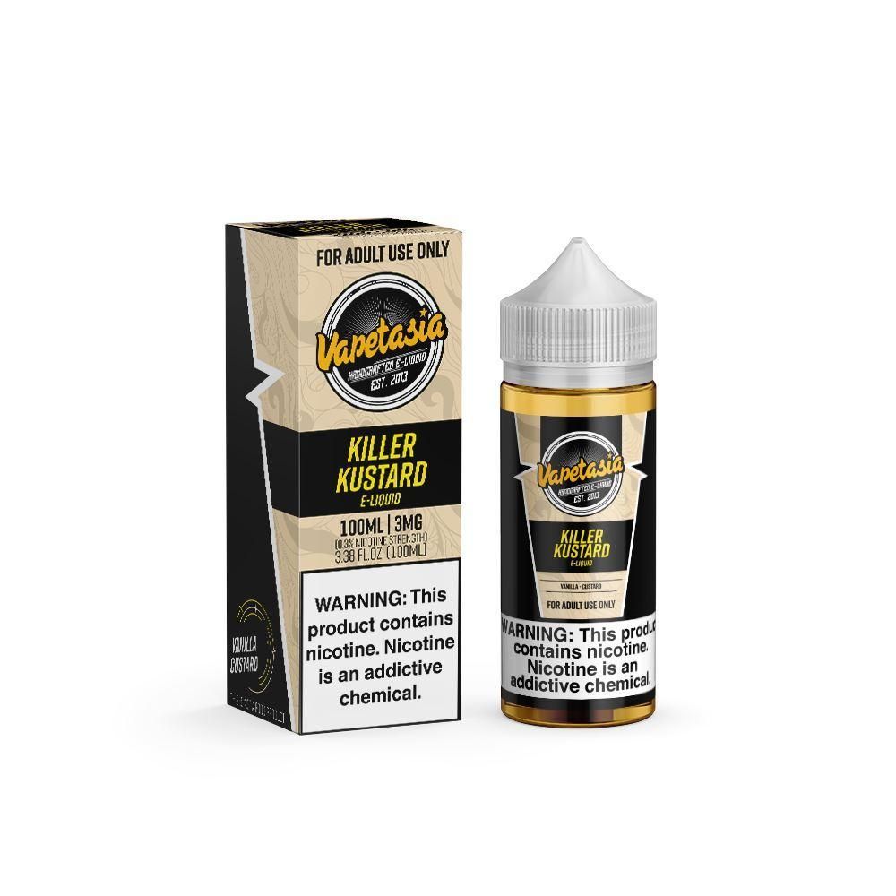 Killer Kustard by Vapetasia Series 100mL Lemon with Packaging