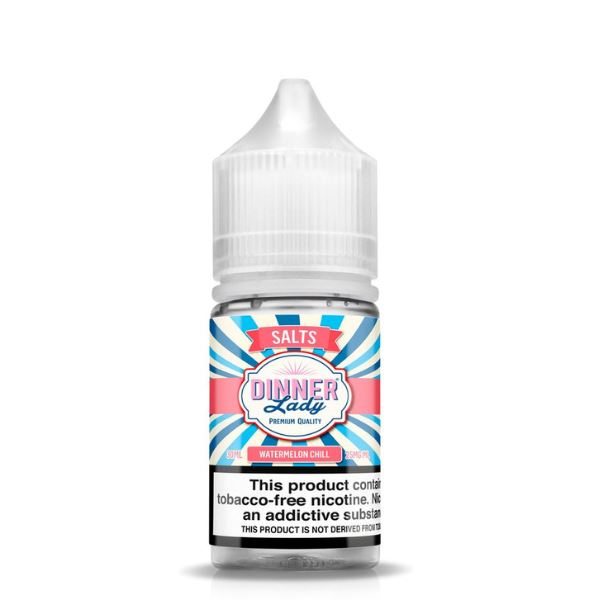 Watermelon Chill by Dinner Lady Tobacco-Free Nicotine Salt Series 30mL Bottle