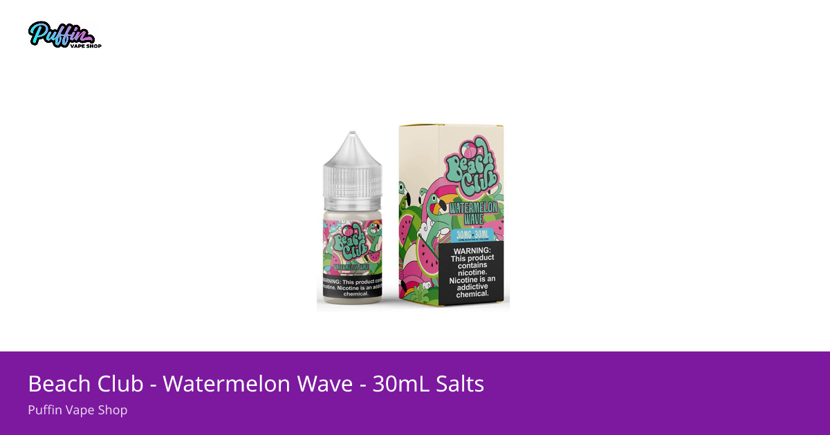 beach club disposable vape Beach Club - Watermelon Wave
