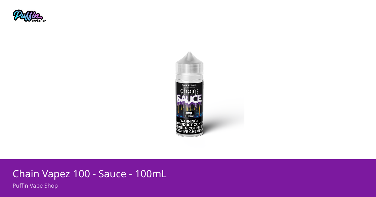 chain vape juice Chain Vapez E-Liquid 100ML main image 1