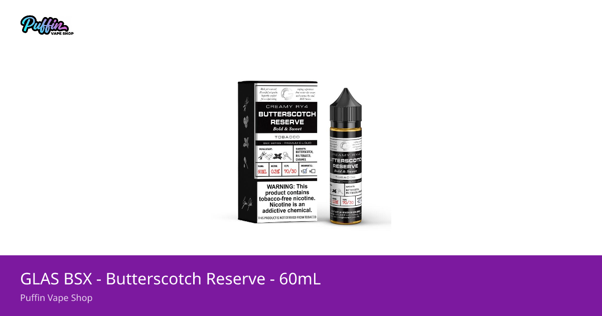 GLAS BSX - Butterscotch Reserve