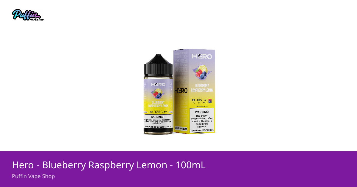 Hero - Blueberry Raspberry Lemon - 100mL