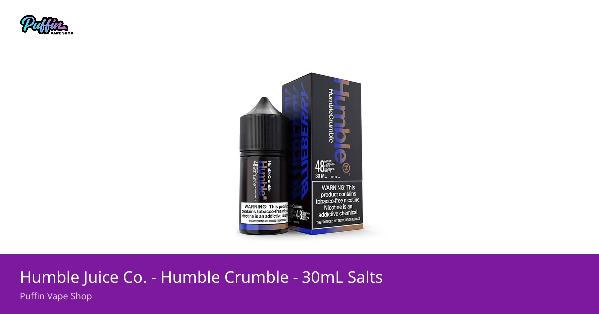 Humble Juice Co. - Humble Crumble - 30mL Salts