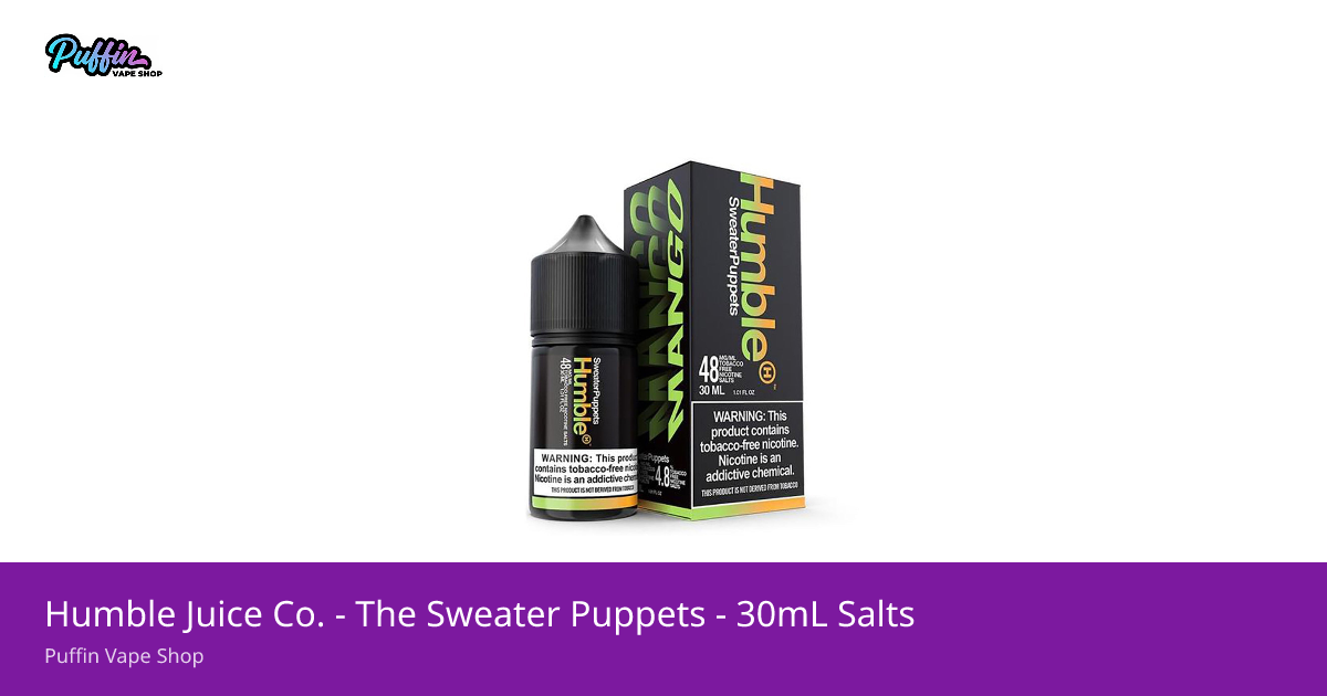 Humble Juice Co. - The Sweater Puppets - 30mL Salts