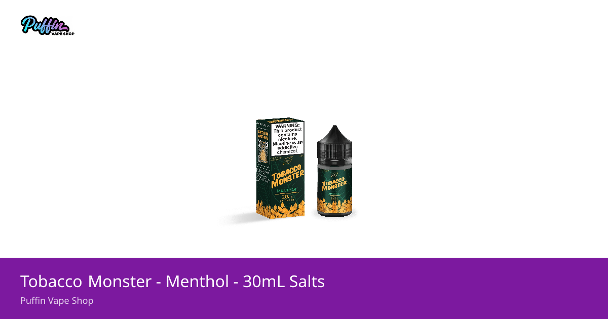 monster tobacco vape juice Tobacco Monster – Monster Vape Labs main image 1